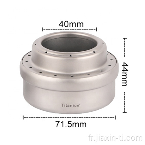 Mini Camping Camping Titanium Alcool Stove